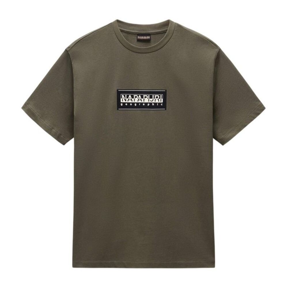 Napapijri Mens Box Logo T-Shirt / Tea